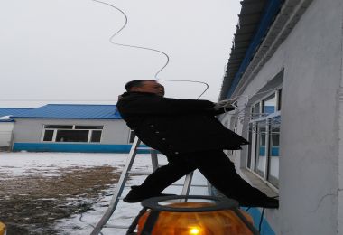 鄂倫春旗大興安嶺村村（cūn）響（xiǎng）施工現場（chǎng）